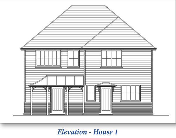 Lot: 107 - LAND WITH PLANNING FOR TWO NEW DWELLINGS IN WEALDEN TOWN -